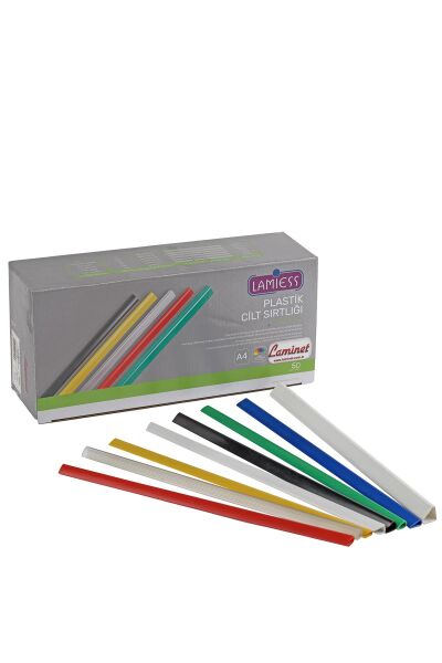 Lamiess 15 Mm Plastik Sırtlık Mavi 50'Li